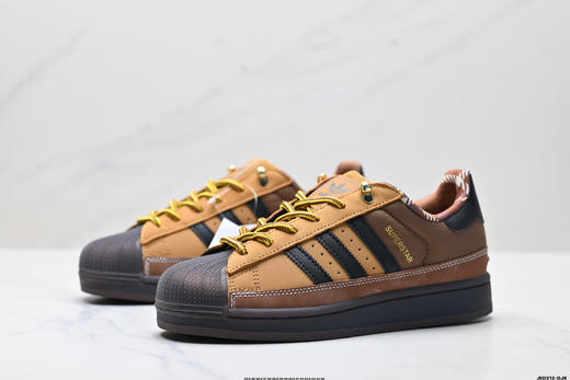 阿迪达斯Adidas Superstar贝壳头经典低帮休闲运动板鞋JR6990男女鞋 商品图3