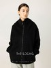 THESOONG|"松弛暗调"羊毛桑蚕丝秋冬加厚连帽卫衣外套女HBWT7548 商品缩略图0