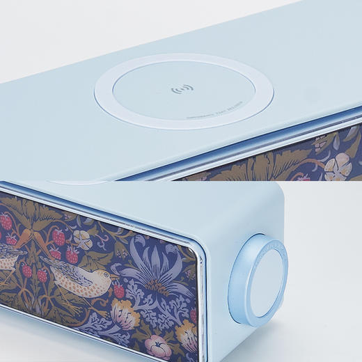 大英博物馆 工艺美术大师系列 草莓小偷 白噪音蓝牙音响 无线充氛围灯 商品图4