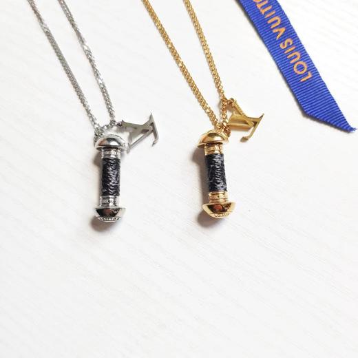 D102006个性十足情侣款时尚百搭哑铃项链 商品图3