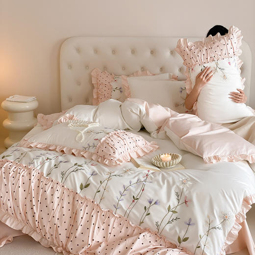 自然醒A类全棉水洗棉四件套-自由生长AN 商品图0