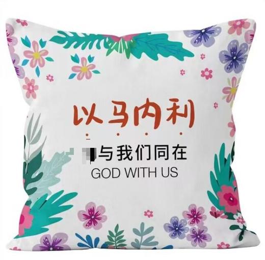 短毛绒美好话语抱枕 商品图6