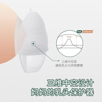 可瑞儿（MyCarol）穿戴式隐藏集乳器接奶器免手扶手动集奶器乳盾防漏奶单个装BP-A11 商品图2