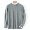 【清河羊毛羊绒专场】鹿展901 男士圆领羊绒衫 100%羊绒 商品缩略图5