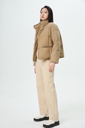 水淼2025冬新款休闲时尚立领气质羽绒服1685