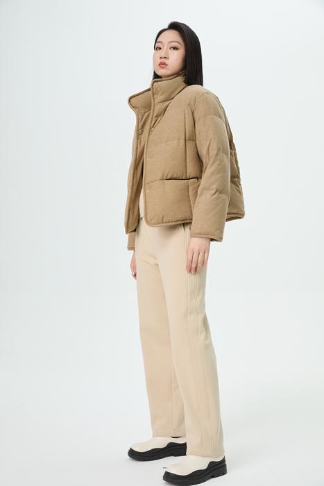 水淼2025冬新款休闲时尚立领气质羽绒服1685 商品图0