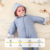【云优选】FIXONI 婴幼儿连帽夹棉连体外出服  2025新品 商品缩略图3