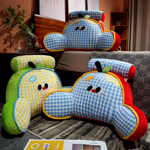 自然醒大眼苹果格子拥抱式腰靠QYL 商品图7