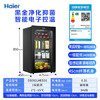 海尔（Haier）92L冰吧家用冷藏柜保鲜柜客厅办公室茶叶饮料透明迷你精致立式小冰箱一级节能DS092LHESD1 商品缩略图2