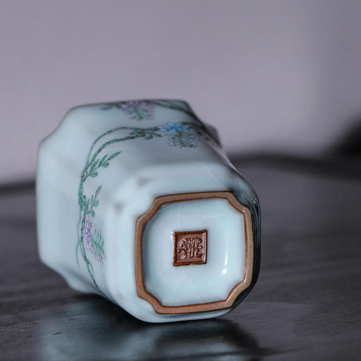 官窑/庚子宋青/润华杯（萦萦花影） 商品图1