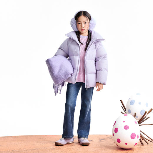 【实体店同款】男女童短款羽绒服冬季新款安奈儿童装AM545447 商品图5