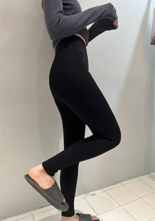 【显瘦界的扛把子 加绒不臃肿】2025新款加绒打底裤！不起球 不掉档！超大弹力打底裤！ 商品图3