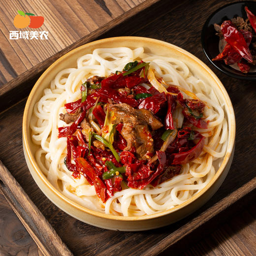 西域美农 新疆冰鲜手工拉条子 地道新疆味，还原线下风味煮熟后麦香扑鼻，面条劲道弹牙不塞牙 220g*10 商品图7