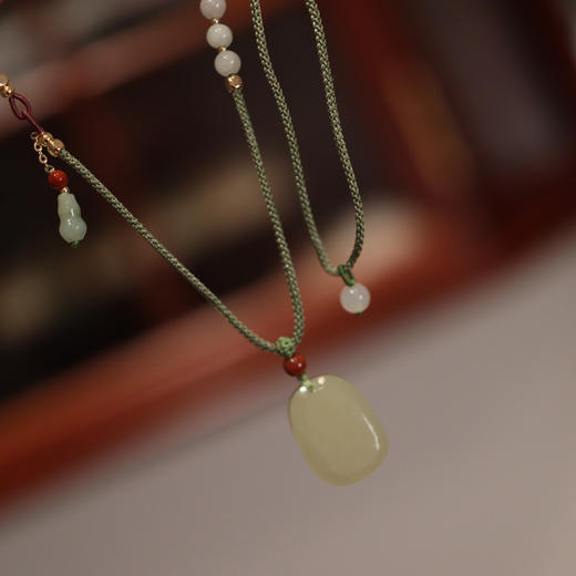 【普陀山】无事牌天然晴水和田玉 商品图2