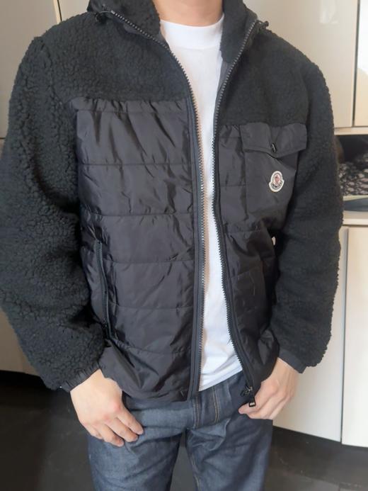 蒙家摇粒绒拼接外套（波哥上身L码 蕾姐M码参考） 商品图11