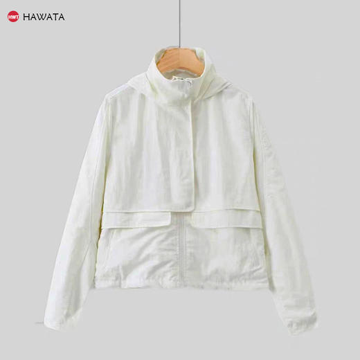 哈瓦塔梭织防风防雨连帽外套透气冲锋衣 H340142 商品图8