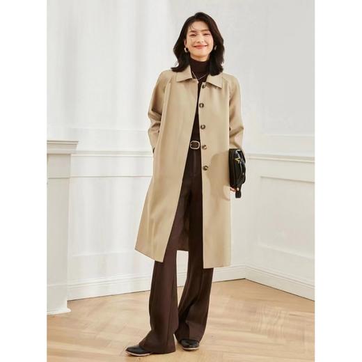 下单3-5天发货！ HERA CHOLE赫拉 纯棉廓形风衣外套 上身显瘦、潇洒不压身高，气场十足，设计独特，包容性好 商品图7