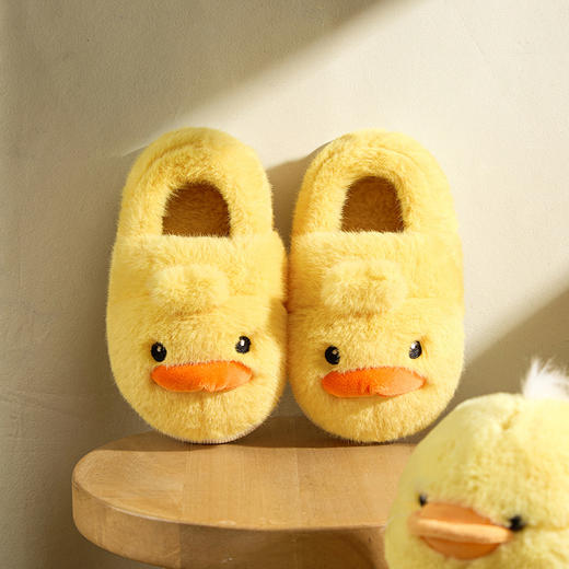 幸福玛丽鸭子棉拖鞋25WINTL-208黄色150#-190# 商品图2