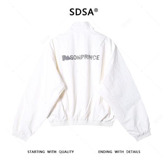 Y004SDSA男士秋冬新款痞帅男装美式撞色后面印花字母拉链立领卫衣百搭 商品图5