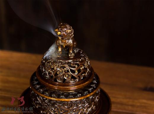 陈巧生制 缠枝莲熏炉 铜炉香炉摆件 商品图1