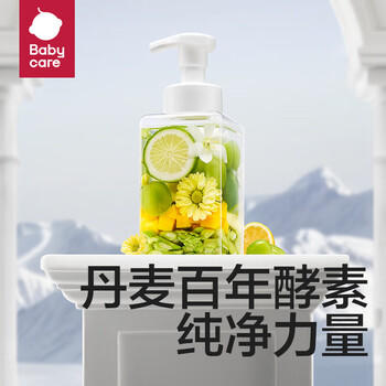 babycare谷物酵素奶瓶清洗剂 婴儿餐具清洗液果蔬玩具洗洁精 补充装400ml 商品图3
