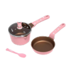 Didinika婴儿辅食锅小奶锅宝宝不粘锅麦饭石煎煮一体迷你牛奶锅+煎锅16cm 商品缩略图7