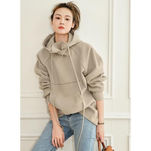  ORIGNAL&CO 双面羊绒毛呢廓形包领外套 750g高克重面料，软糯Q弹，防风贴身保暖，不压身 商品图1