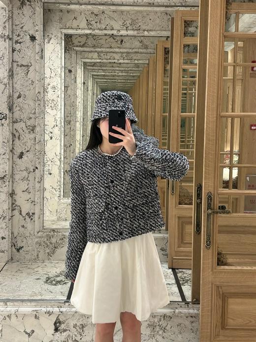 蒙口 2025新品 呢洋装羽绒外套 商品图2