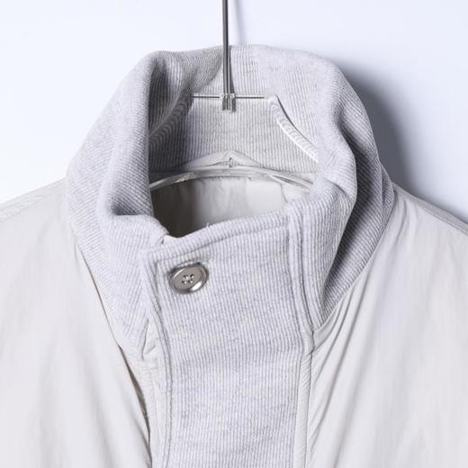 SDSA男士秋冬新款痞帅男装极简风拼接立领羽绒马甲轻奢百搭外套 商品图1