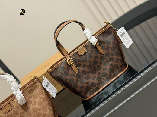 D102053复古感浓烈老花满印taxi菜篮子包手提斜挎包 商品图7