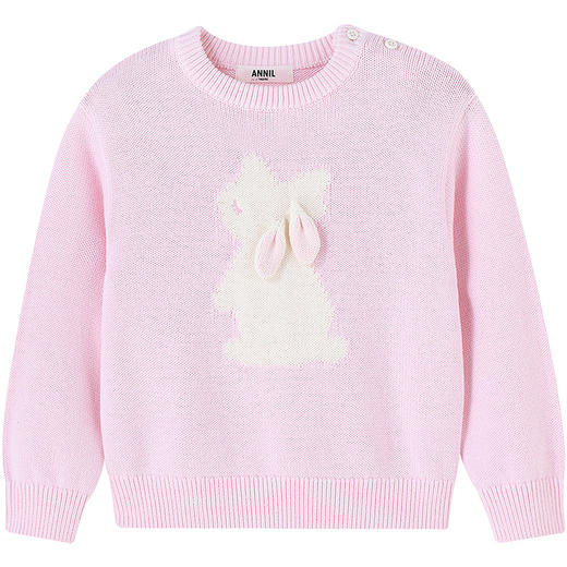 【实体店同款】女童圆领针织衫冬季新款安奈儿童装XG544005 商品图6