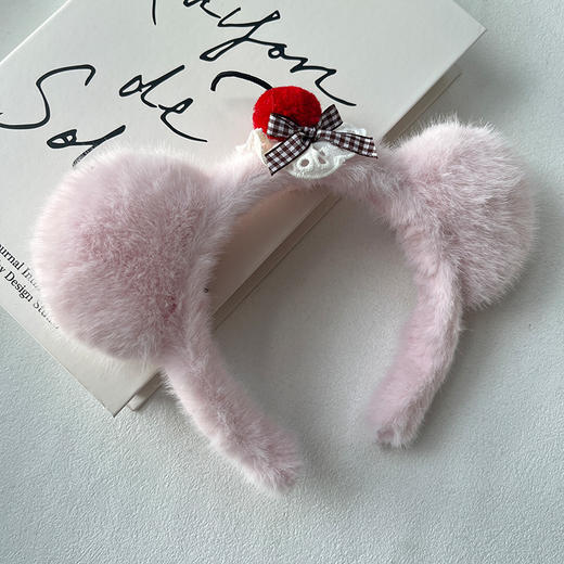 柔柔熊耳樱桃发箍纪念日百货门店同款-163495749 商品图1
