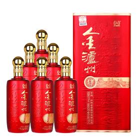 [泸州老窖金泸州红酝坊]52度-500ml*6瓶 高度白酒整箱特价