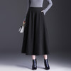 MYX毛呢加厚通勤修身蓬蓬裙垂坠感百褶大摆裙2025冬款高腰显瘦半身裙 商品缩略图1