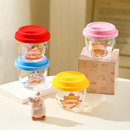 4楼Eubelle欧蓓 川岛屋&lulu猪联名 玻璃咖啡杯dirty拿铁杯260ml 活动价：19.8元 商品图4