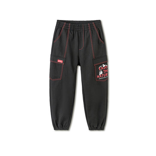 【balaOne】巴拉巴拉童装儿童裤子男女童2025新款春秋宽松束脚裤 商品图4