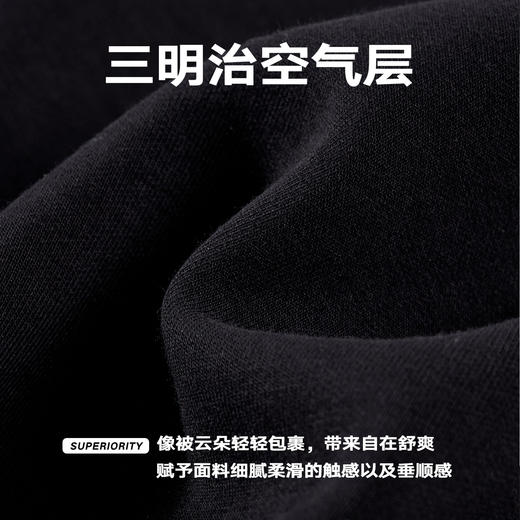 NPC潮牌立体剪裁半开襟拉链卫衣长袖宽松男秋季上新NP58ST25 商品图4