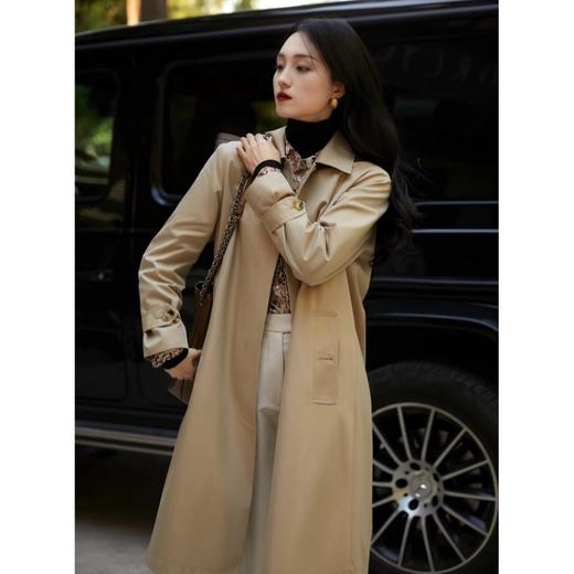 下单3-5天发货！ HERA CHOLE赫拉 纯棉廓形风衣外套 上身显瘦、潇洒不压身高，气场十足，设计独特，包容性好 商品图10