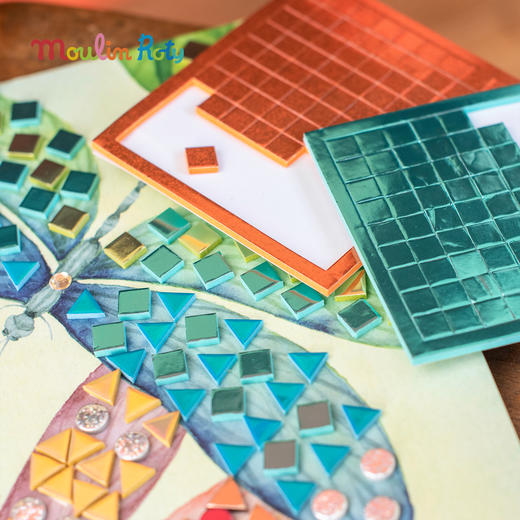 Moulin Roty 花朵女孩幻彩转印 贴纸书 适合年龄6岁+ 花朵女孩系列 法国品牌-710605 商品图6