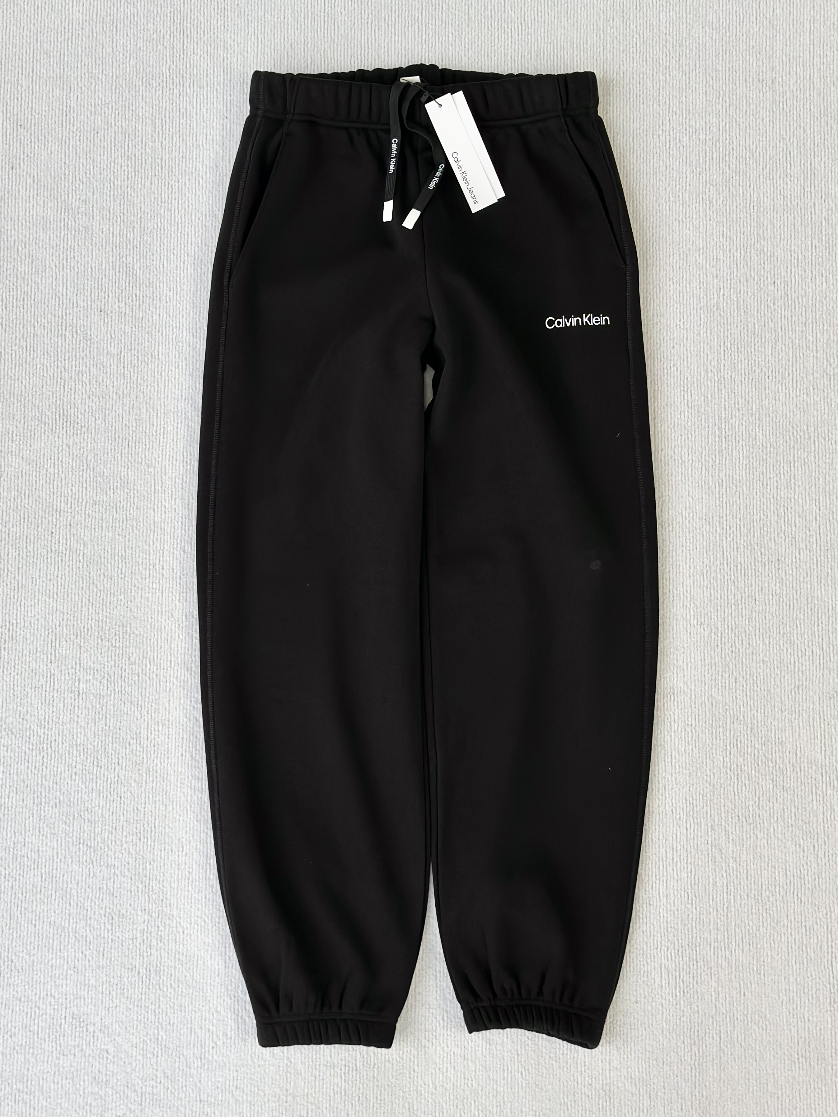 冬款加绒！复合一体绒 !不掉绒~ck日常运动休闲束脚运动裤休闲裤