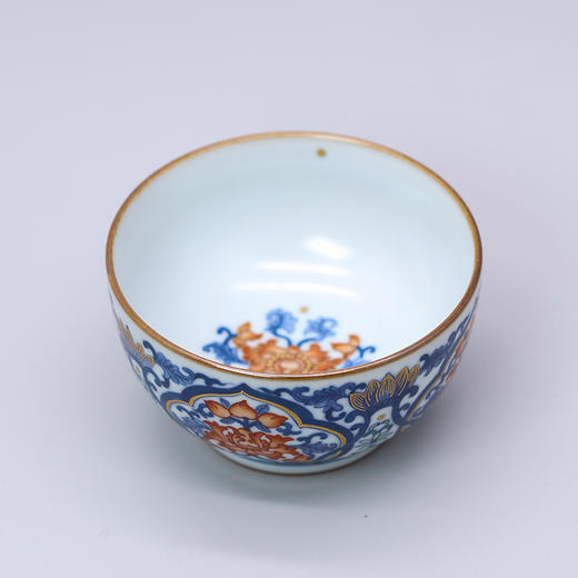 问鼎留青/月白/精工款/大听泉杯（宝相岁华） 商品图1