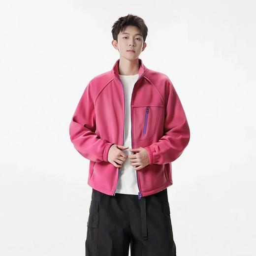 老米优品🎈3天左右发！降温刚需！情侣款《户外保暖情侣抓绒衣外套》可休闲可复古可文艺，内搭外穿都可，色系很抓人~~ 商品图3