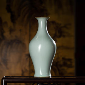 问鼎汝瓷/鼎峰系列/天青辛丑/精工款/赋春瓶