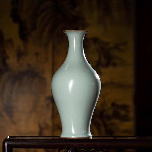 问鼎汝瓷/鼎峰系列/天青辛丑/精工款/赋春瓶 商品图0