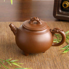 徐云翔龙行天下壶全手工原矿老紫泥 约200cc