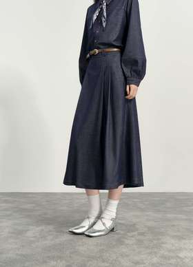 【商场同款】诗凡黎春秋梭织长裙3G2140961S