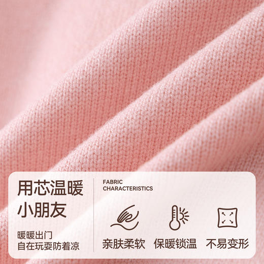 女童高翻领长袖针织衫冬季新款安奈儿童装EG544638 商品图3