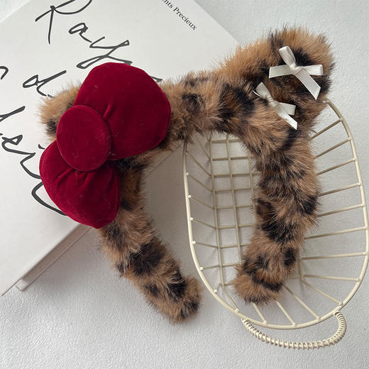 豹纹猫耳发箍发饰-纪念日百货门店同款165797994 商品图4