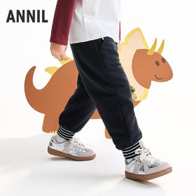 【实体店同款】男童全腰针织棉裤冬季新款安奈儿童装XB546028
