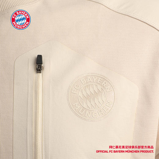 【官方正版】拜仁足球俱乐部丨棕色休闲卫衣简约百搭圆领卫衣 商品图4